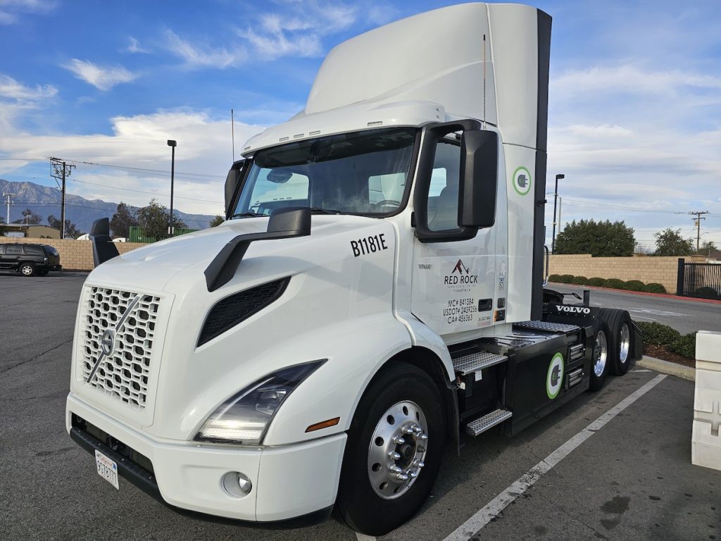 close up of a cab of a semi truck
